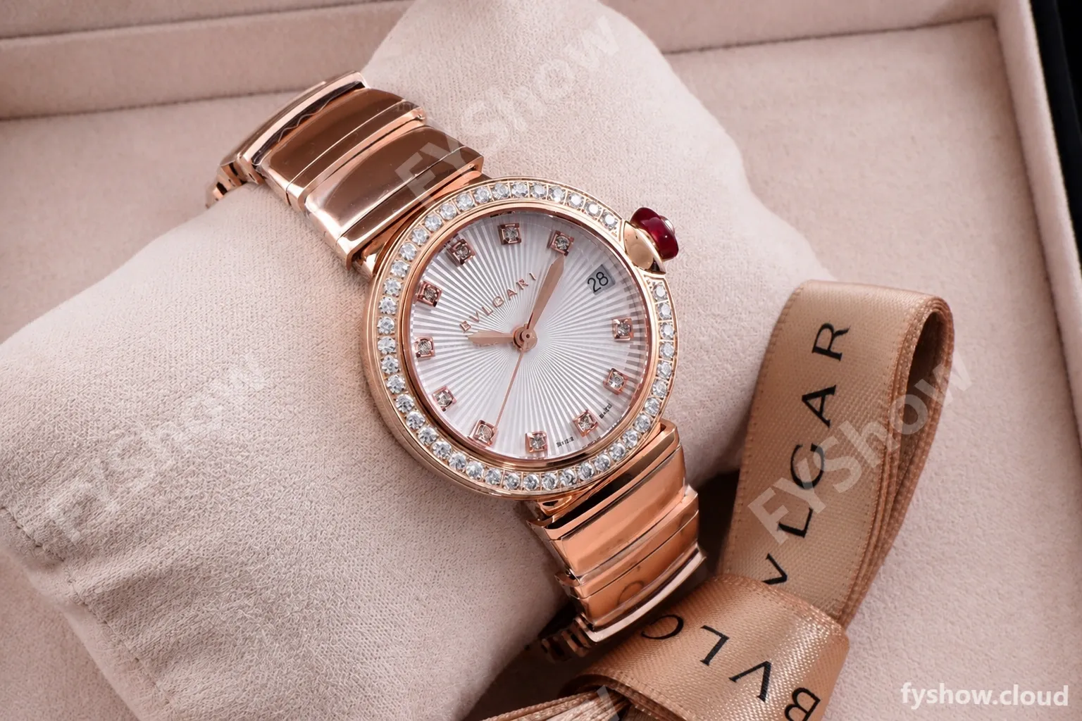 Bvlgari LVCEA Series Diams RG/RG Wht BVF Automatic/Quartz - Image 2