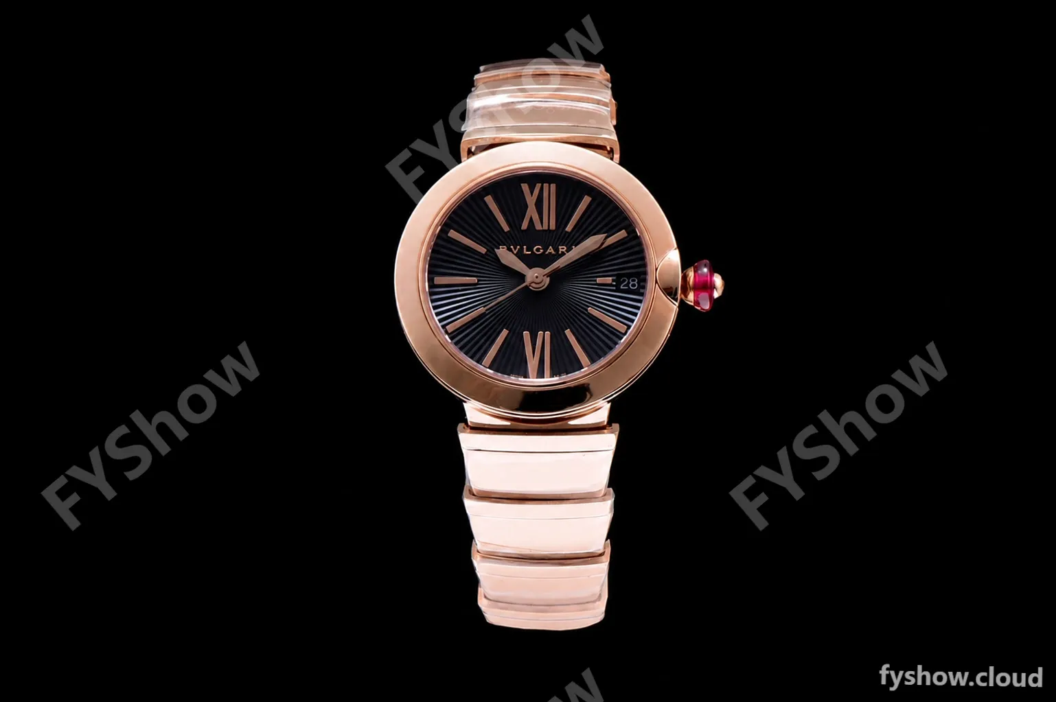 Bvlgari LVCEA Series RG/RG Blk BVF Automatic/Quartz