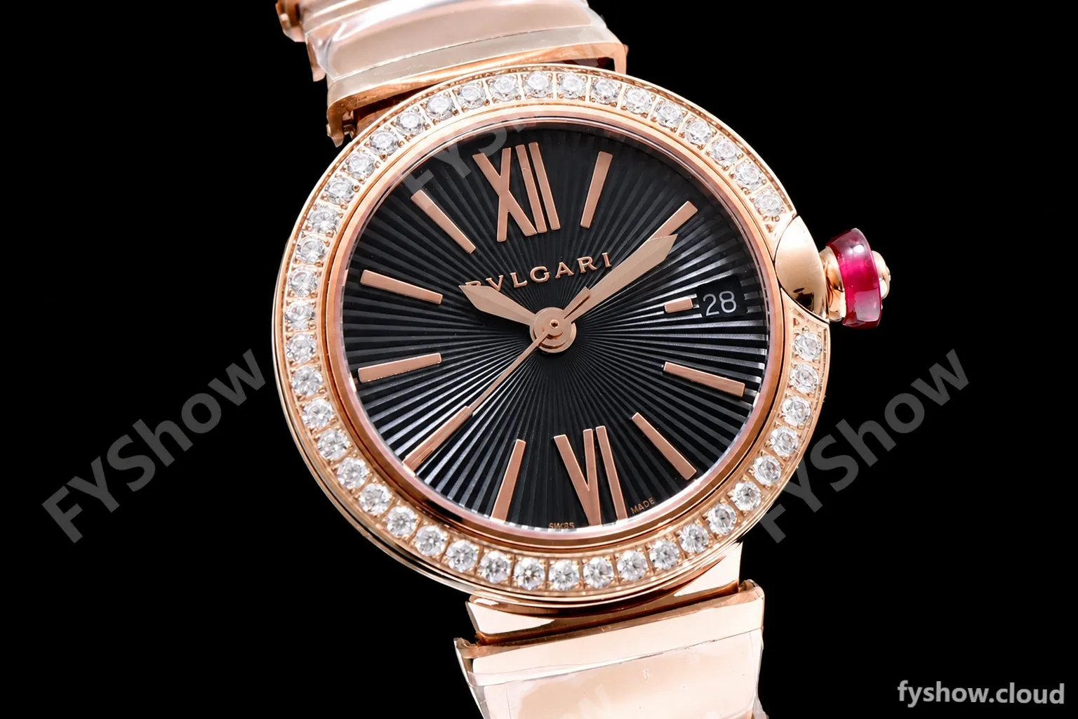 Bvlgari LVCEA Series Diams RG/RG Blk BVF Automatic/Quartz - Image 4