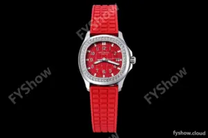 Patek Philippe - Aquanaut Lady 5067A 36mm Diamond SS/RU Red PPF Swiss Quartz