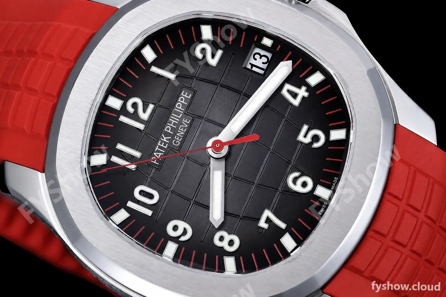 Patek Philippe - Aquanaut 5167A 40mm SGP Edn SS/Red RU Blk/Num ZF V3 A324 - Image 4