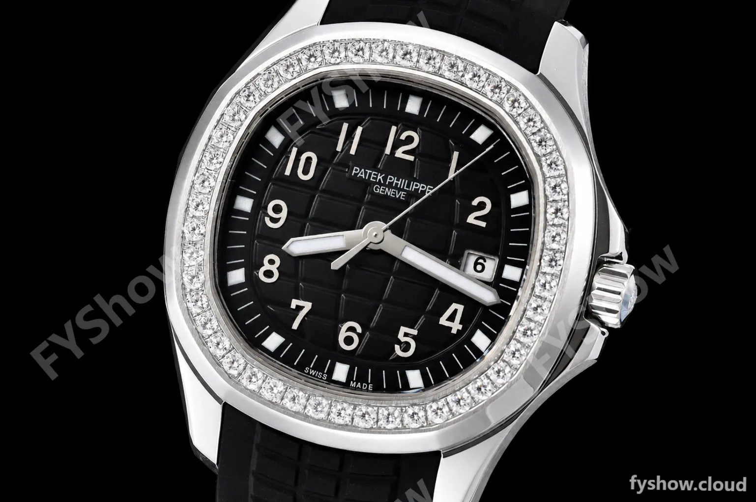 Patek Philippe - Aquanaut 5267 38.8mm SS/RU Dia/Num Black Dial ZF Swiss Qtz - Image 3