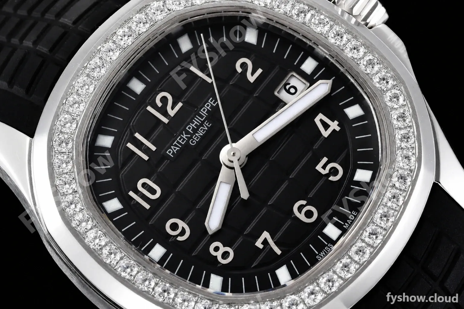 Patek Philippe - Aquanaut 5267 38.8mm SS/RU Dia/Num Black Dial ZF Swiss Qtz - Image 4