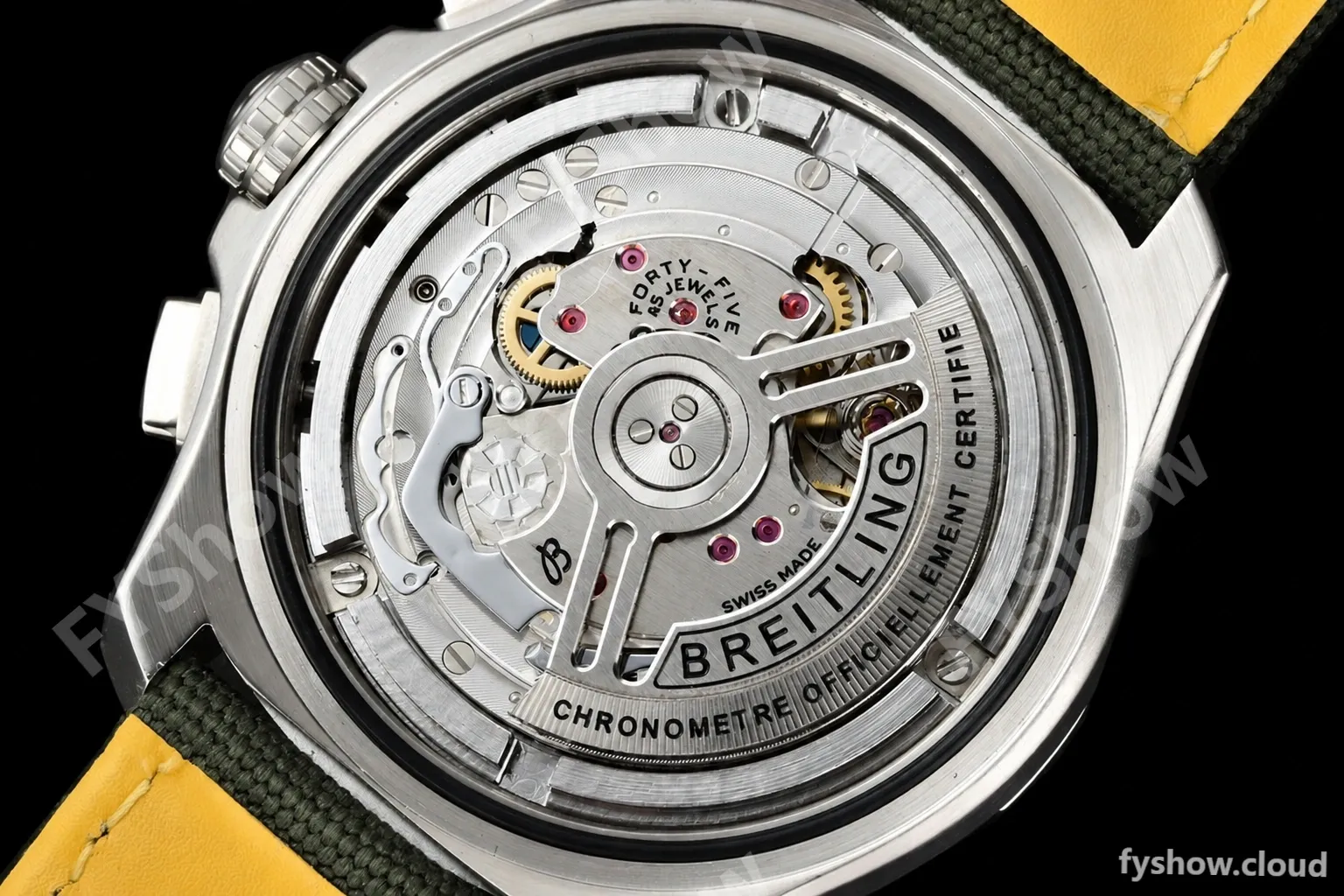 Breitling - Avenger B01 Chrono 44mm SS/NY Grn/Stk BLSF A7750 MOD - Image 36