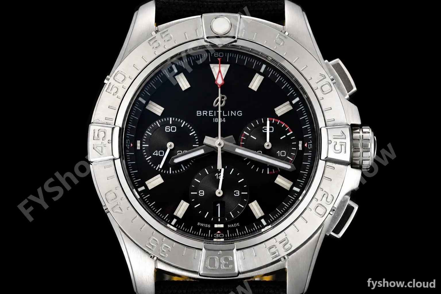 Breitling - Avenger B01 Chrono 44mm SS/NY Blk/Stk BLSF A7750 MOD - Image 2