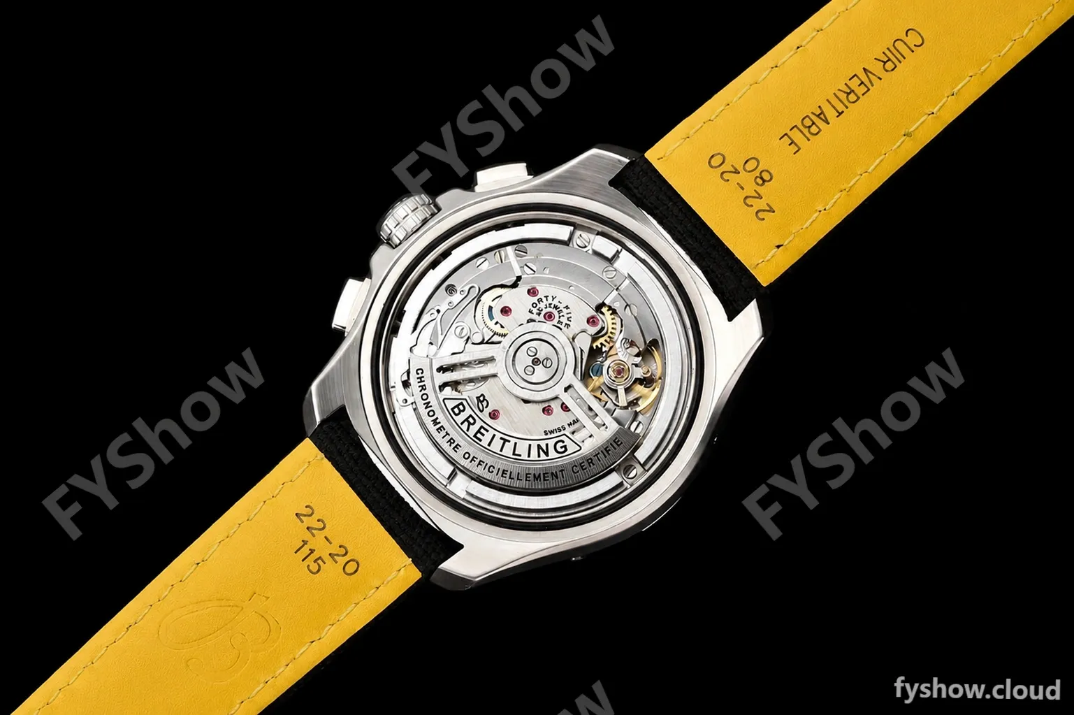 Breitling - Avenger B01 Chrono 44mm SS/NY Blk/Stk BLSF A7750 MOD - Image 34