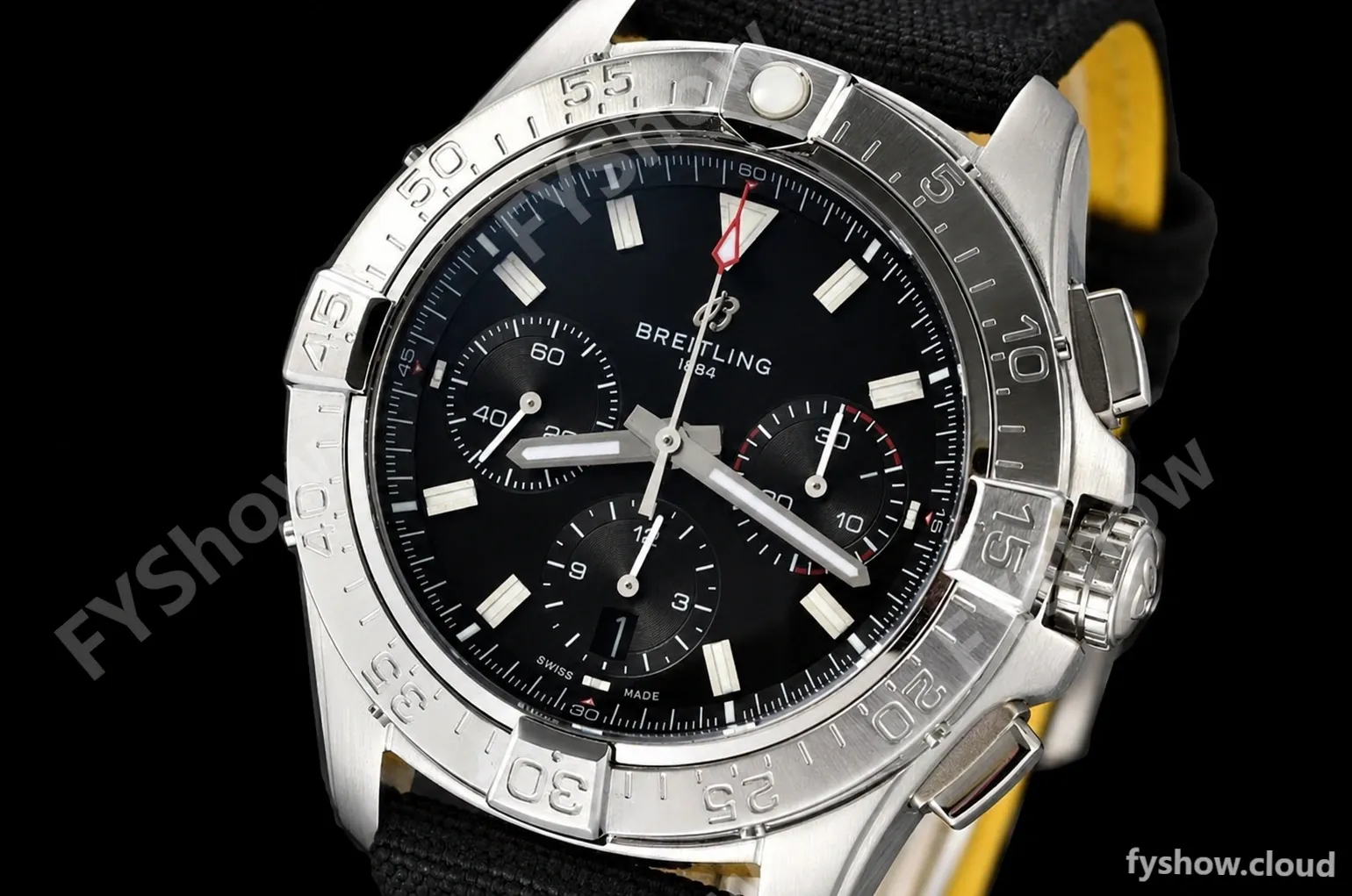 Breitling - Avenger B01 Chrono 44mm SS/NY Blk/Stk BLSF A7750 MOD - Image 4
