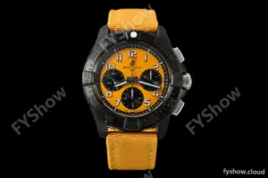 Breitling - Avenger B01 Chrono 44mm Night Mission DLC/NY Yellow/Num BLSF A7750 MOD