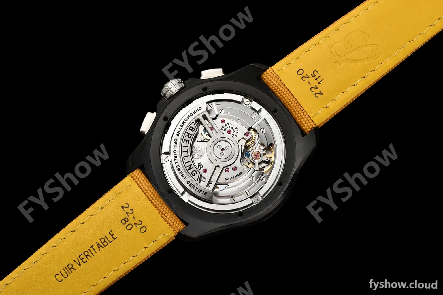 Breitling - Avenger B01 Chrono 44mm Night Mission DLC/NY Yellow/Num BLSF A7750 MOD - Image 22