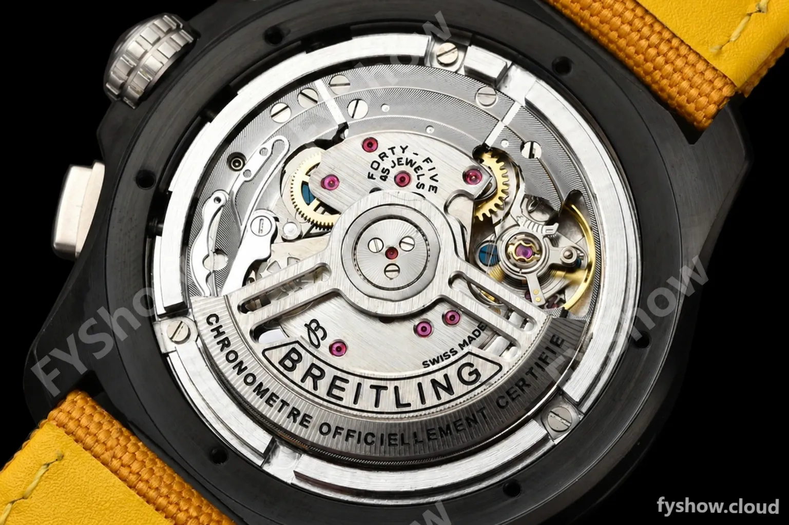 Breitling - Avenger B01 Chrono 44mm Night Mission DLC/NY Yellow/Num BLSF A7750 MOD - Image 29