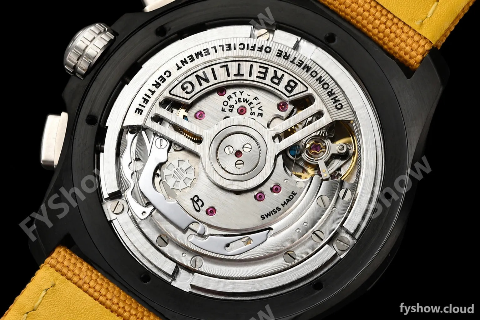 Breitling - Avenger B01 Chrono 44mm Night Mission DLC/NY Yellow/Num BLSF A7750 MOD - Image 30