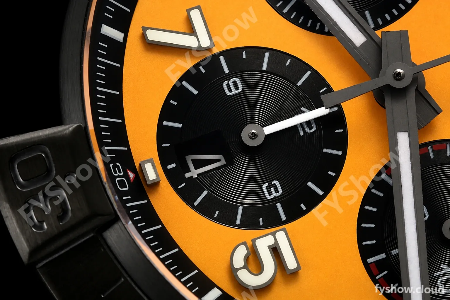 Breitling - Avenger B01 Chrono 44mm Night Mission DLC/NY Yellow/Num BLSF A7750 MOD - Image 5