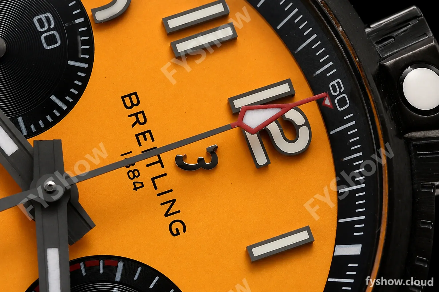 Breitling - Avenger B01 Chrono 44mm Night Mission DLC/NY Yellow/Num BLSF A7750 MOD - Image 6