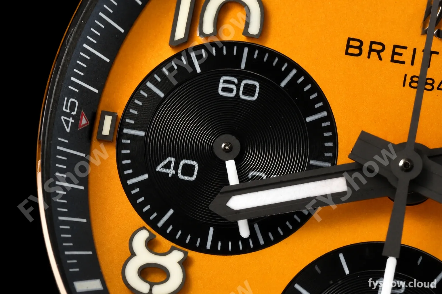 Breitling - Avenger B01 Chrono 44mm Night Mission DLC/NY Yellow/Num BLSF A7750 MOD - Image 8