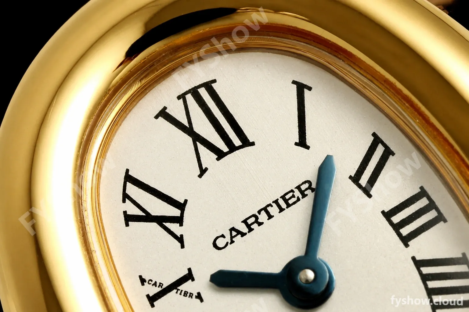 Cartier - Baignoire Ladies 24.6mm YG/YG White Roman Size 16 BLSF Swiss Quartz - Image 4