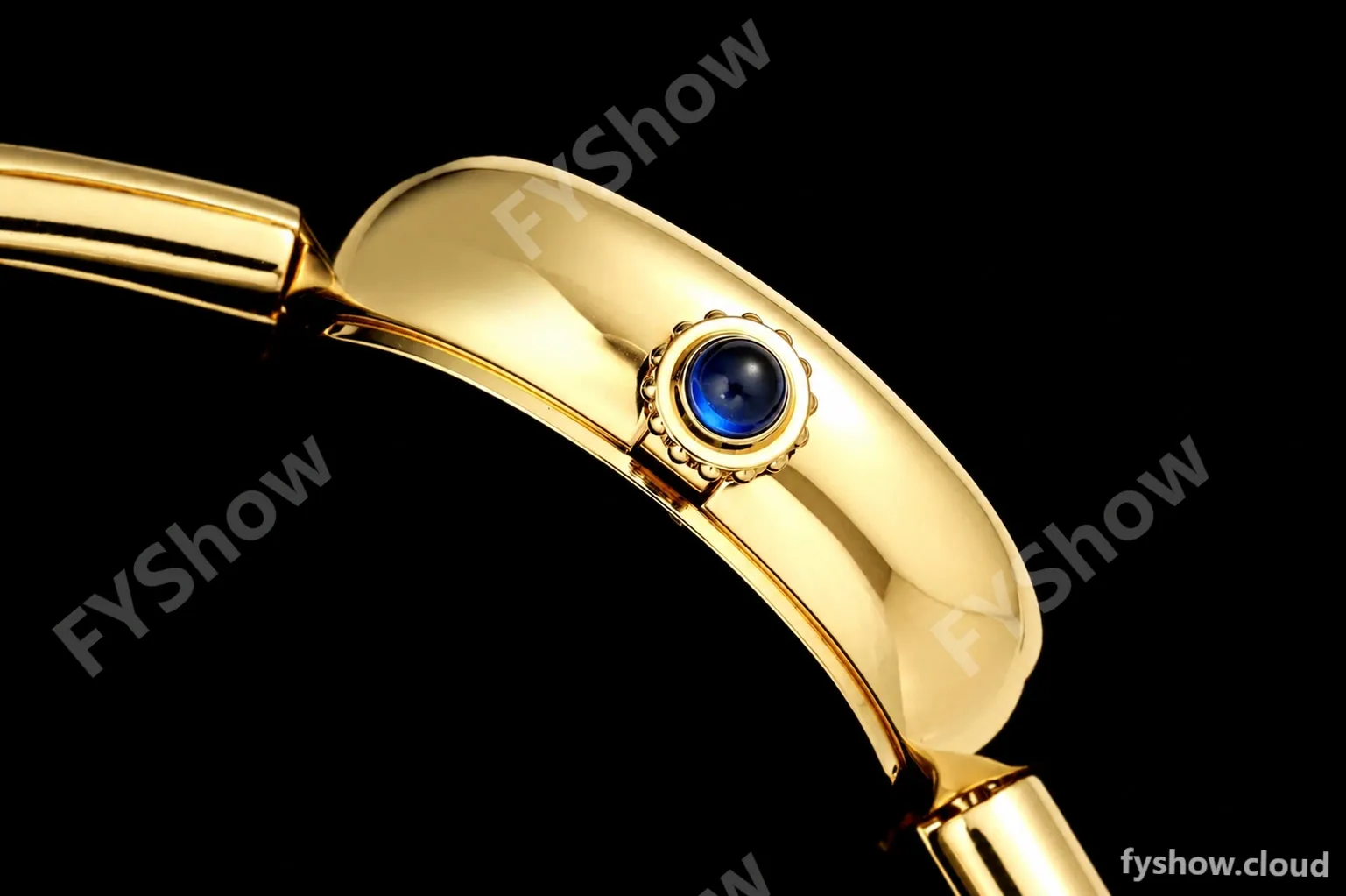 Cartier - Baignoire Ladies 24.6mm YG/YG White Roman Size 16 BLSF Swiss Quartz - Image 8