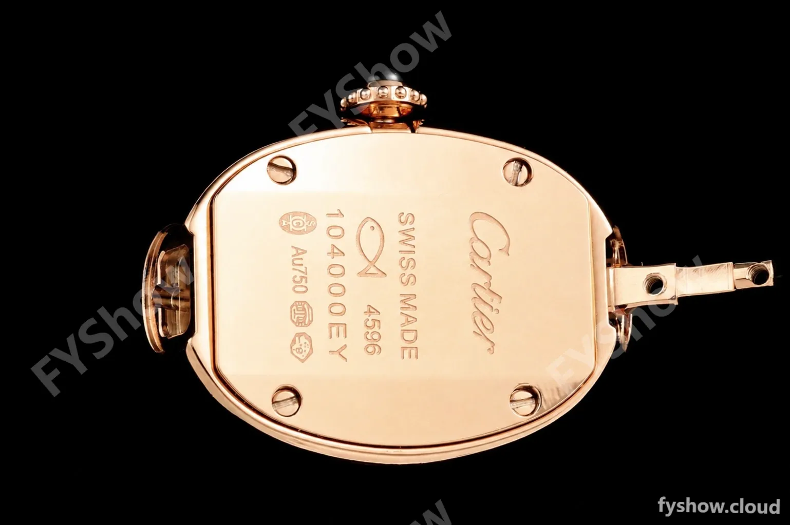 Cartier - Baignoire Ladies 24.6mm RG/RG White Roman Size 16 BLSF Swiss Quartz - Image 10