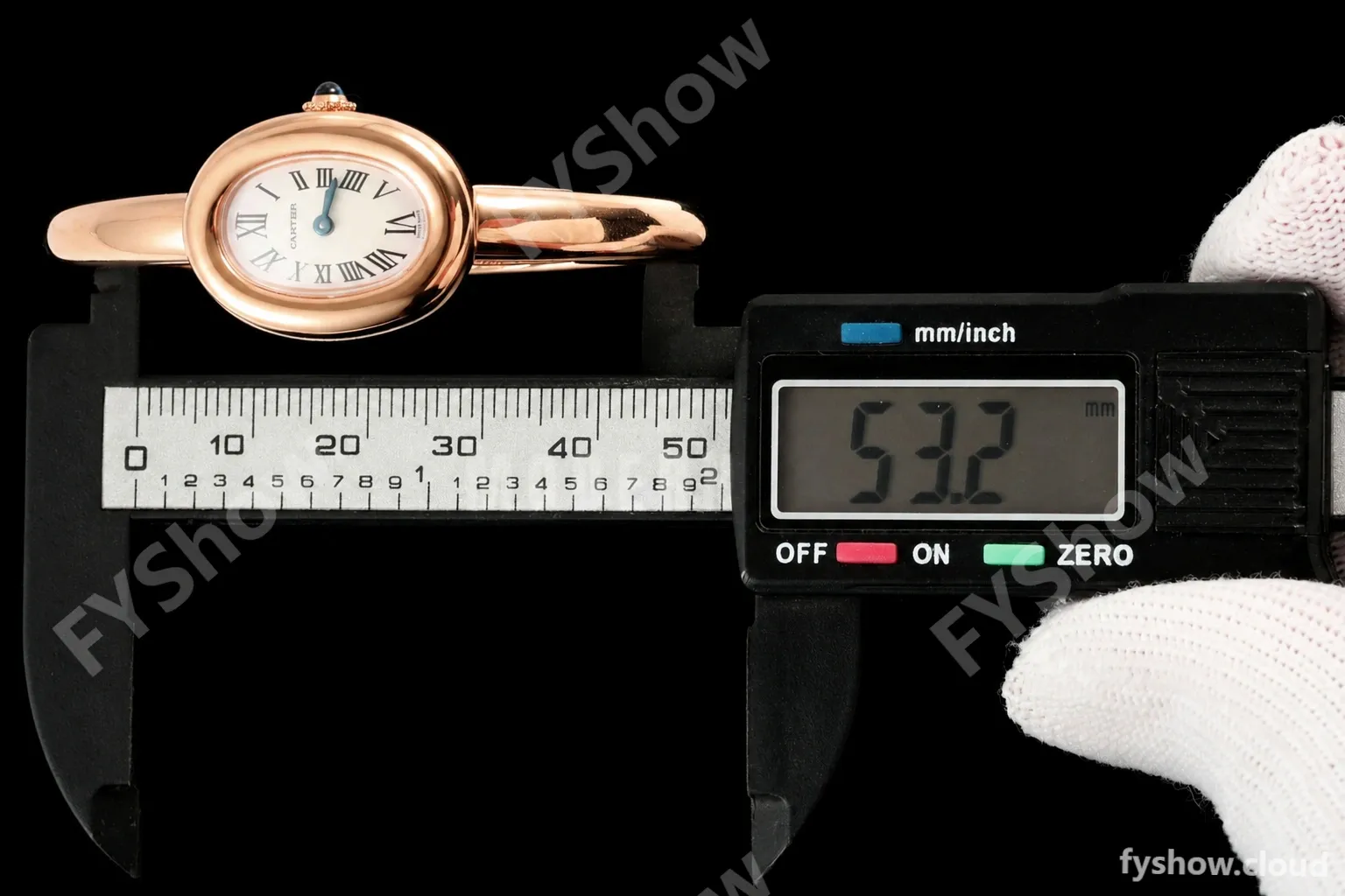 Cartier - Baignoire Ladies 24.6mm RG/RG White Roman Size 16 BLSF Swiss Quartz - Image 19