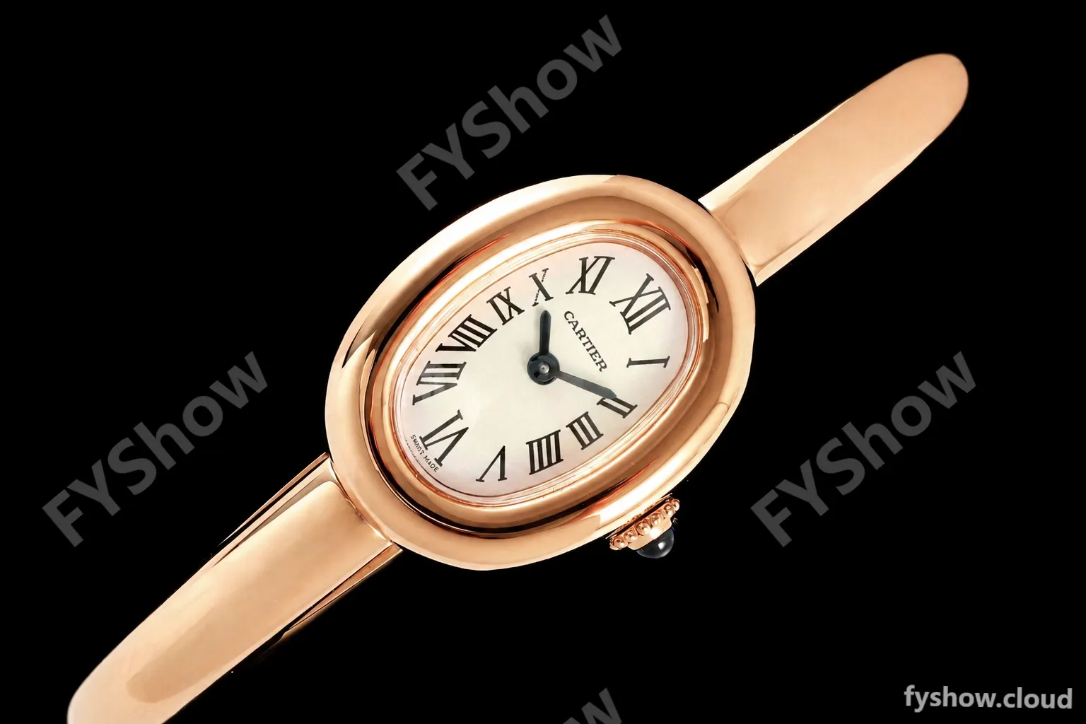 Cartier - Baignoire Ladies 24.6mm RG/RG White Roman Size 16 BLSF Swiss Quartz - Image 6