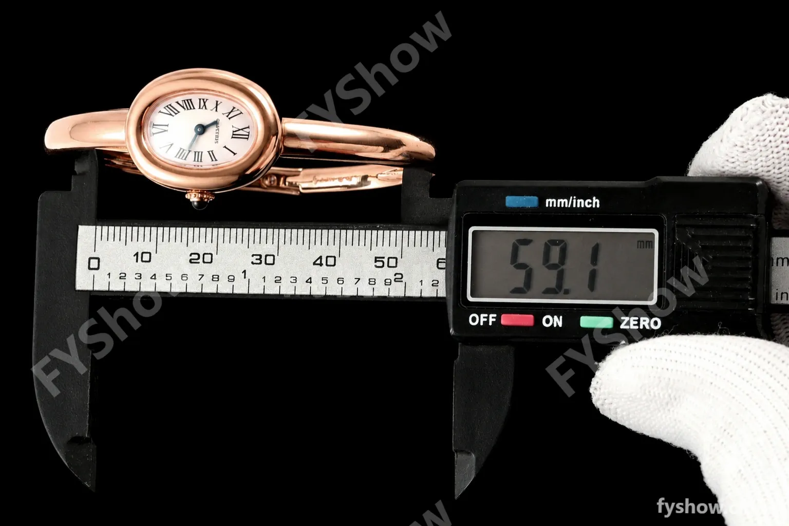 Cartier - Baignoire Ladies 24.6mm RG/RG White Roman Size 17 BLSF Swiss Quartz - Image 19