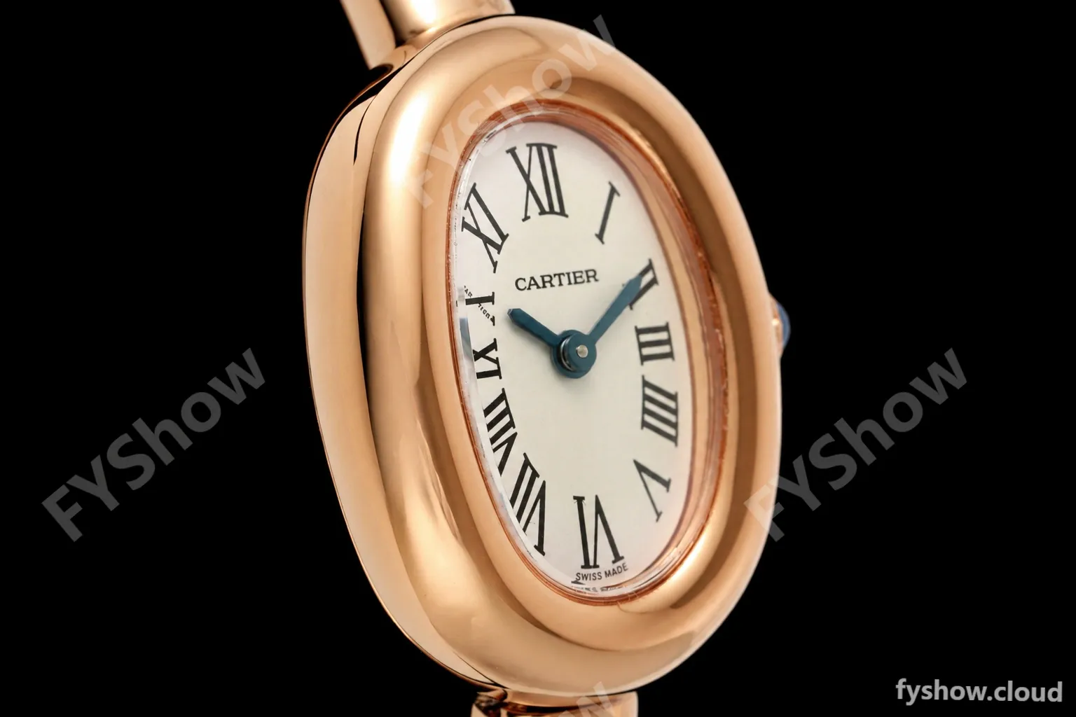 Cartier - Baignoire Ladies 24.6mm RG/RG White Roman Size 17 BLSF Swiss Quartz - Image 2