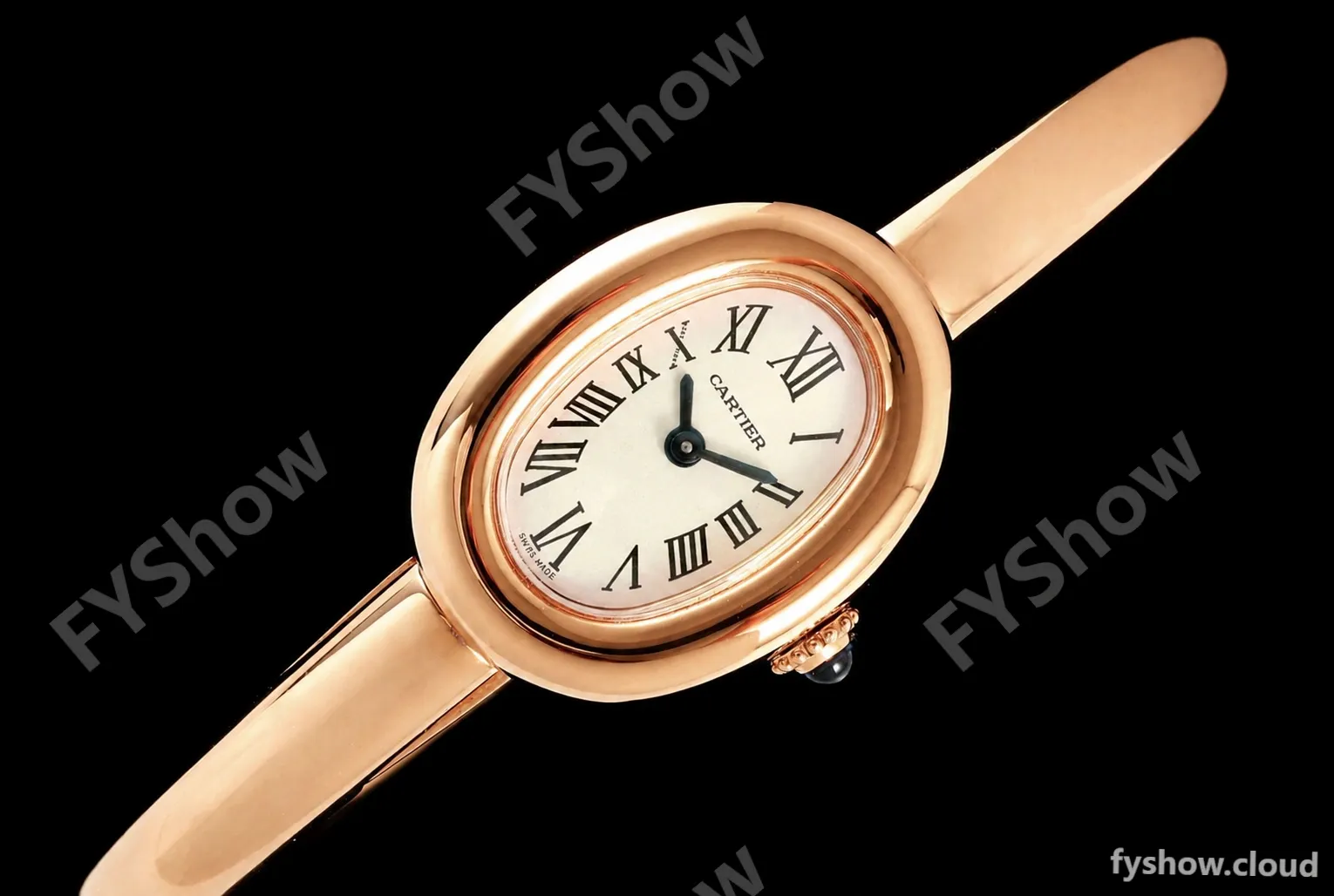 Cartier - Baignoire Ladies 24.6mm RG/RG White Roman Size 17 BLSF Swiss Quartz - Image 6