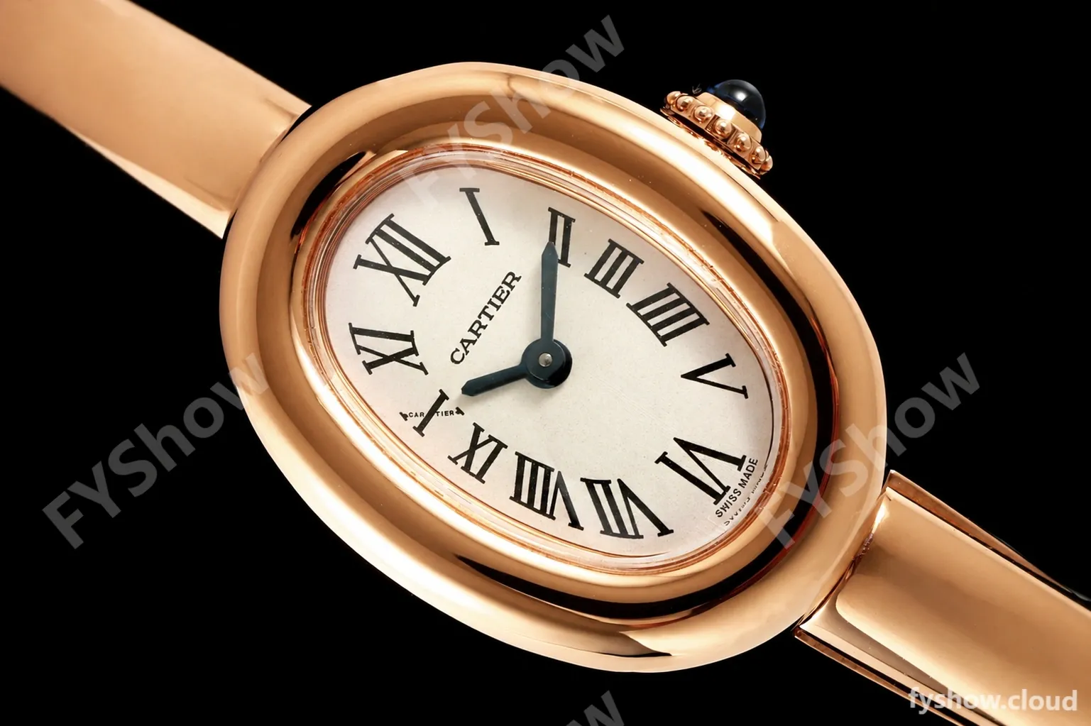 Cartier - Baignoire Ladies 24.6mm RG/RG White Roman Size 17 BLSF Swiss Quartz - Image 7