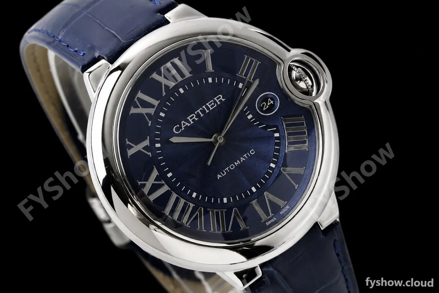 Cartier - Ballon Bleu De Cartier 42mm Automatic SS/LE Blue AF A2892 - Image 8