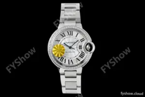 Cartier - Ballon Bleu De Cartier 33mm Automatic SS/SS Dia/Wht AF NH05