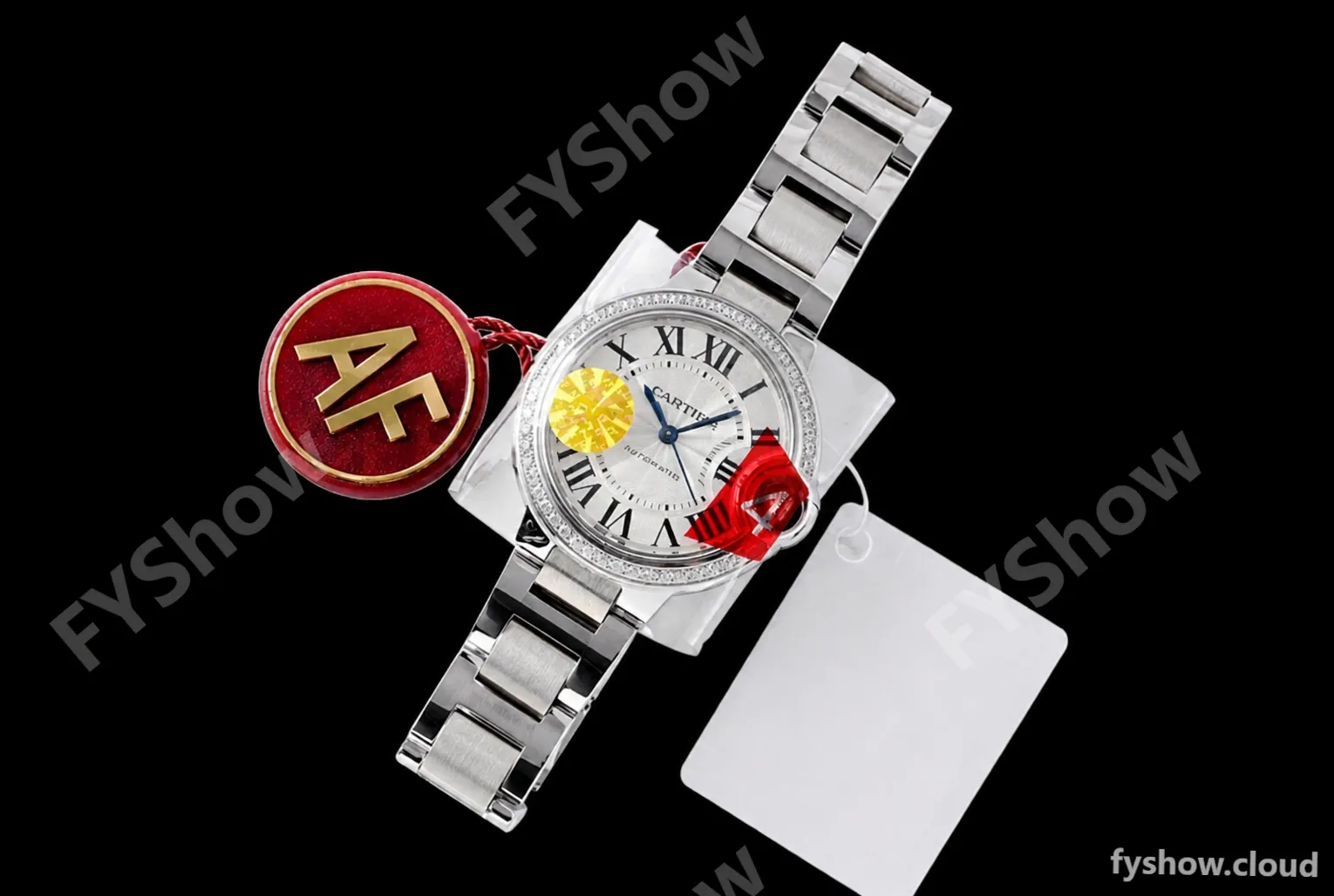Cartier - Ballon Bleu De Cartier 33mm Automatic SS/SS Dia/Wht AF NH05 - Image 8