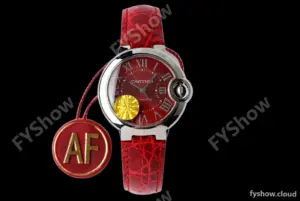 Cartier - Ballon Bleu De Cartier 33mm Automatic SS/LE Red AF NH05