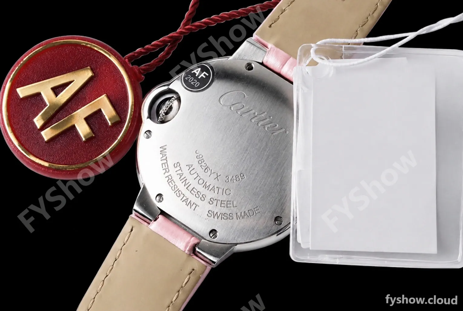 Cartier - Ballon Bleu De Cartier 33mm Automatic SS/LE Pink AF NH05 - Image 4
