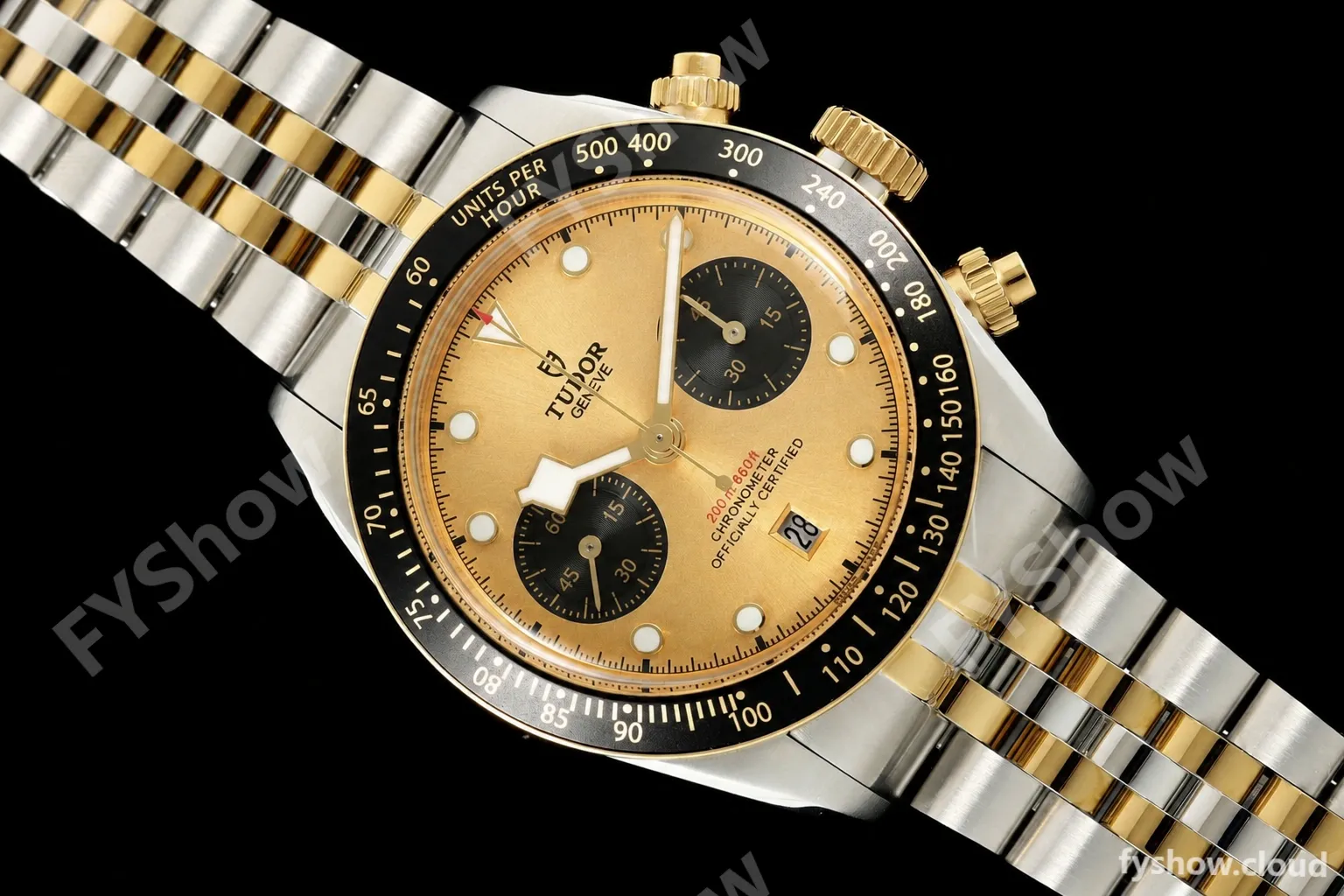 Tudor - Black Bay Chrono M79363N 41mm YG/SS Gold/Black BLSF A7750 - Image 25