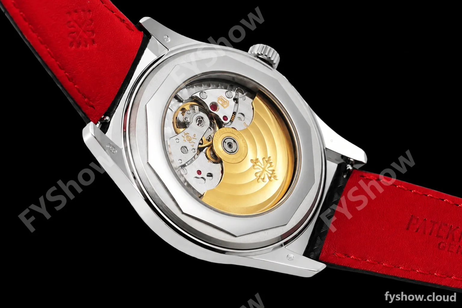 Patek Philippe - Calatrava 40mm 6007G SS/LE Blk/Red PPF MY9015 Mod - Image 5