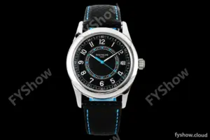 Patek Philippe - Calatrava 40mm 6007G SS/LE Blk/Blu PPF MY9015 Mod