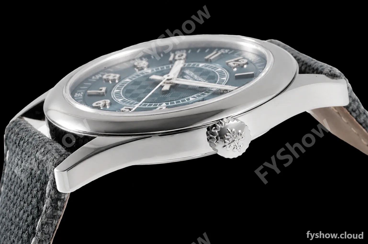 Patek Philippe - Calatrava 40mm 6007A SS/LE Grey-Blue ZF V2 MY9015 Mod - Image 4