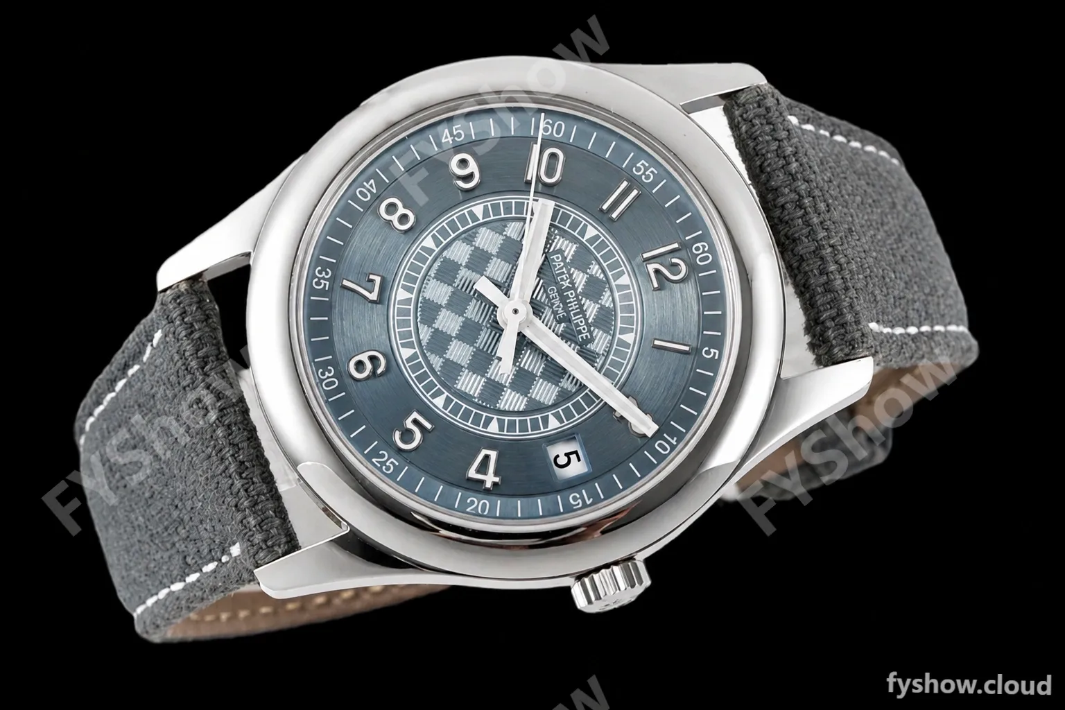 Patek Philippe - Calatrava 40mm 6007A SS/LE Grey-Blue ZF V2 MY9015 Mod - Image 6