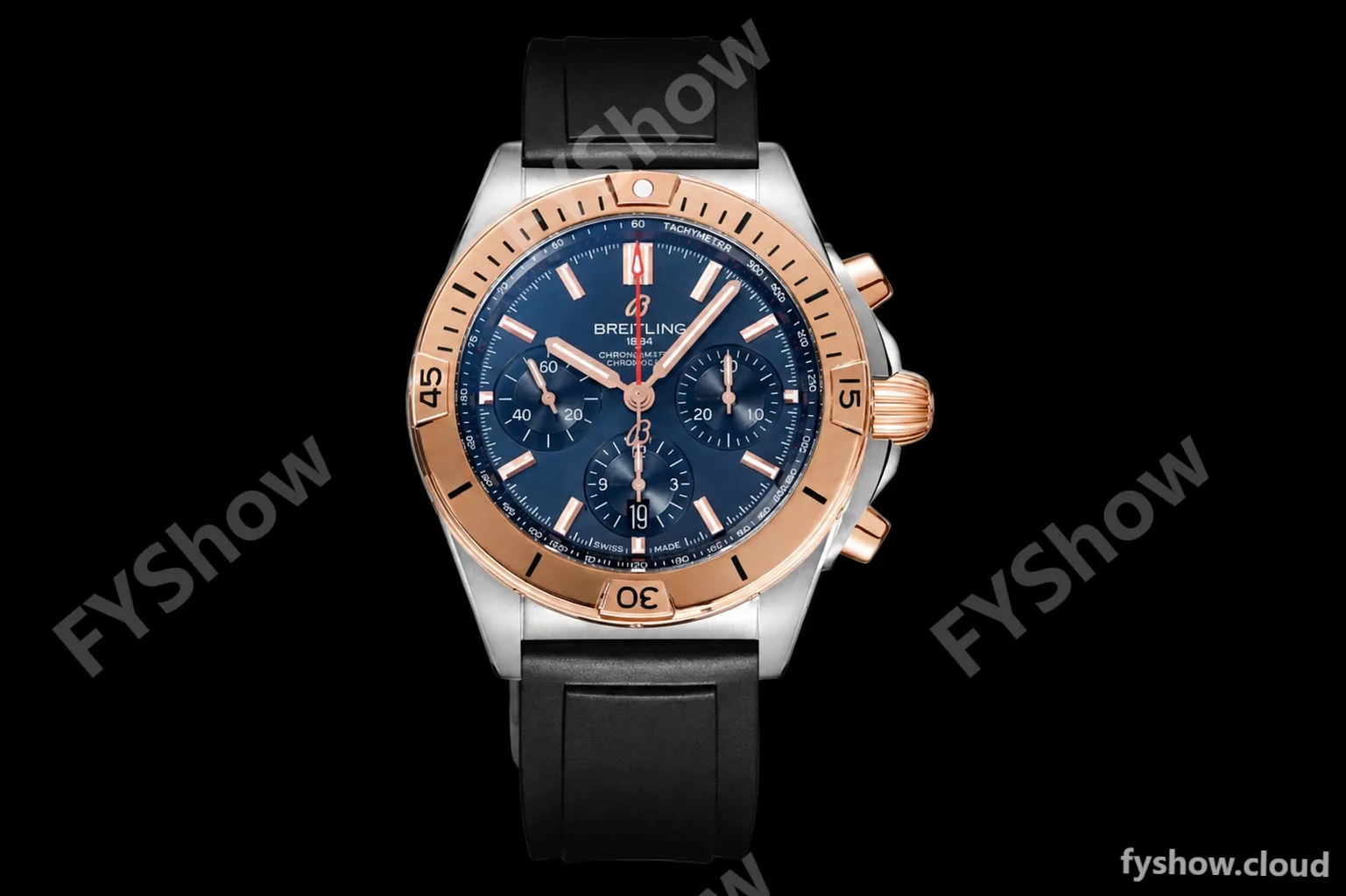 Breitling - Chronomat B01 42mm Chronograph RG/RU Blue BLSF 7750 Mod