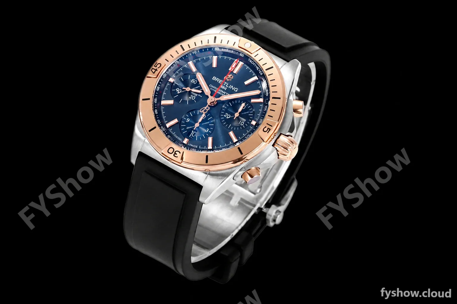 Breitling - Chronomat B01 42mm Chronograph RG/RU Blue BLSF 7750 Mod - Image 2