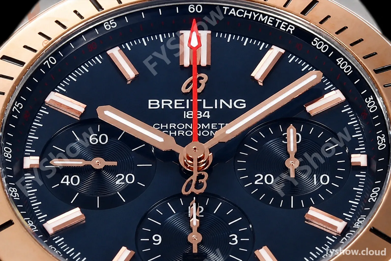 Breitling - Chronomat B01 42mm Chronograph RG/RU Blue BLSF 7750 Mod - Image 3