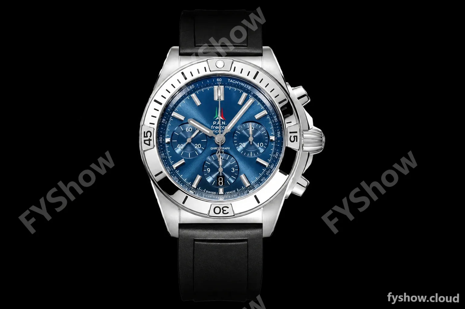 Breitling - Chronomat B01 Frecce Tricolori 42mm Chronograph SS/RU Blue BLSF 7750 Mod
