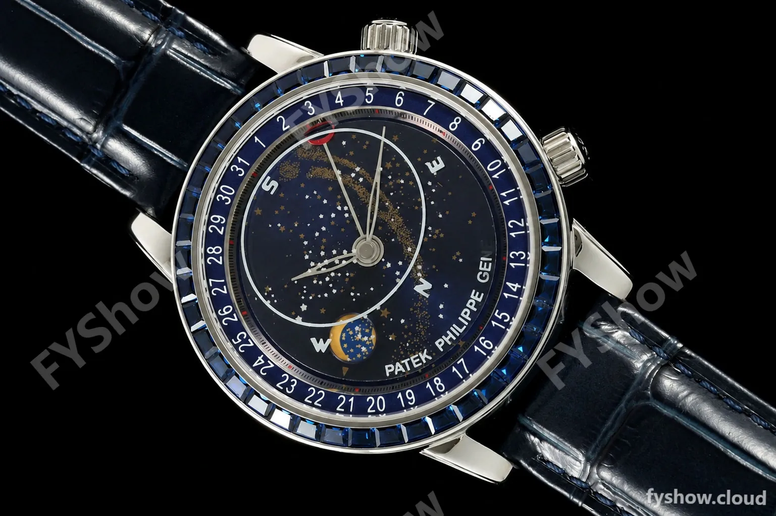 Patek Philippe - Grand Complications 6104 44mm SS/LE Blue Sapphire Celestial Blue 3KF A240 - Image 26