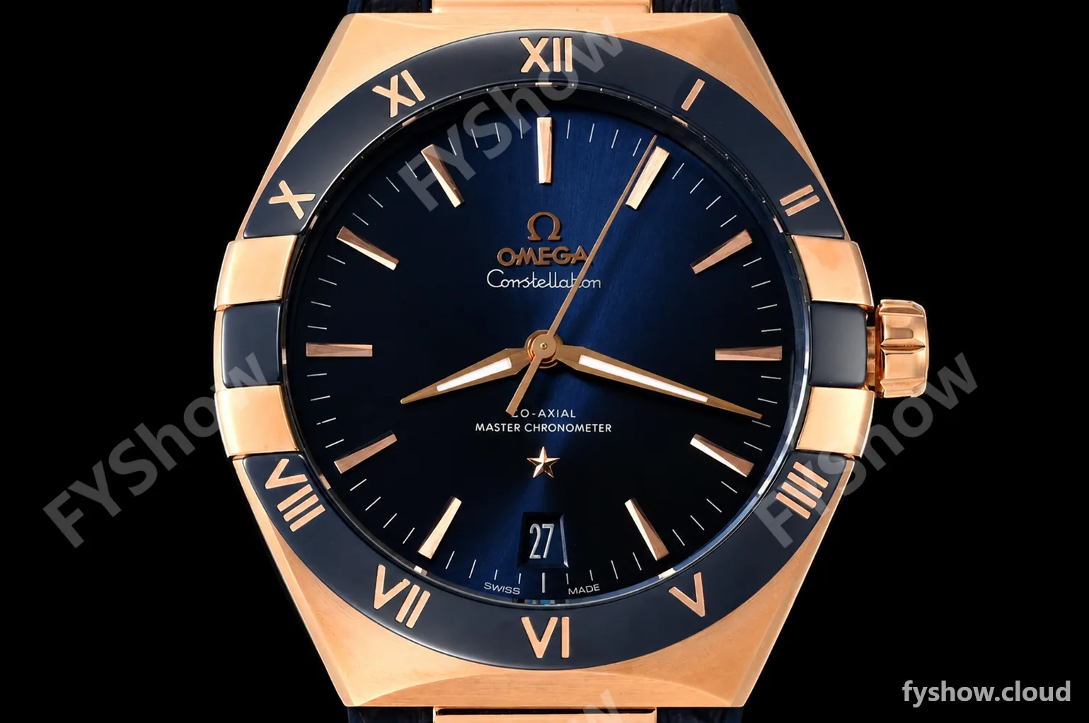 Omega - Constellation Co-Axial 41mm Ceramic RG/LE Blue VSF A8901 - Image 2