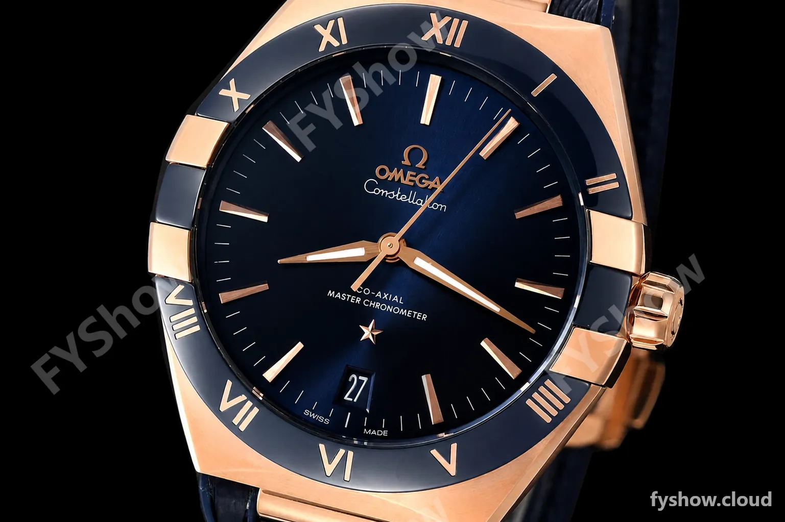 Omega - Constellation Co-Axial 41mm Ceramic RG/LE Blue VSF A8901 - Image 3