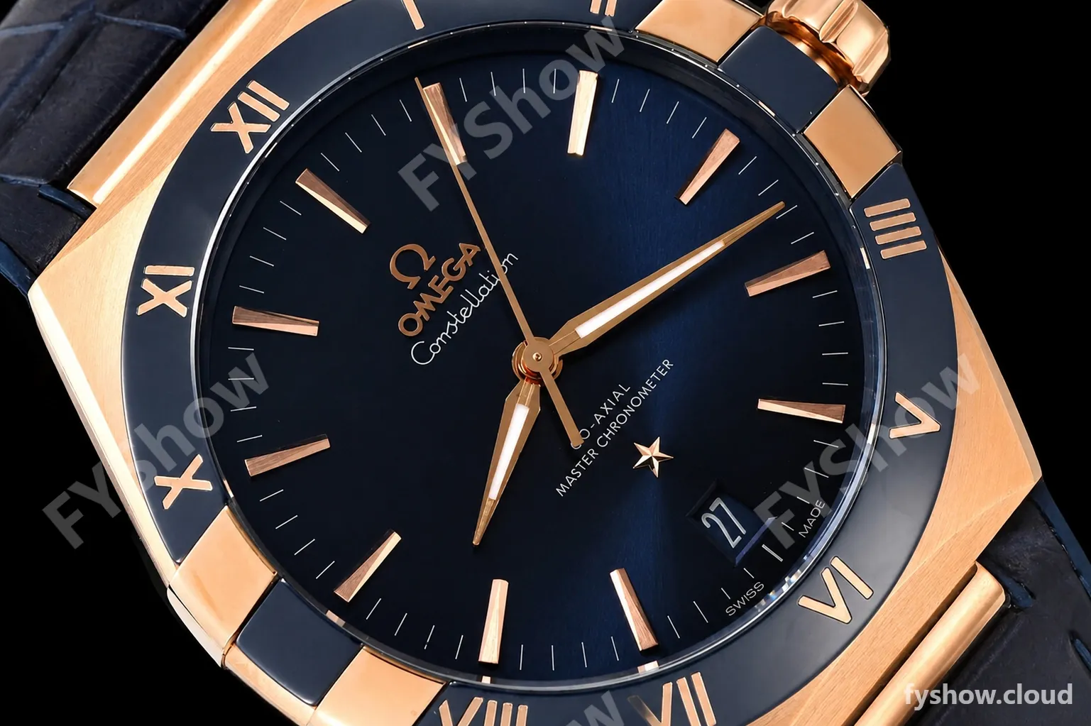 Omega - Constellation Co-Axial 41mm Ceramic RG/LE Blue VSF A8901 - Image 4