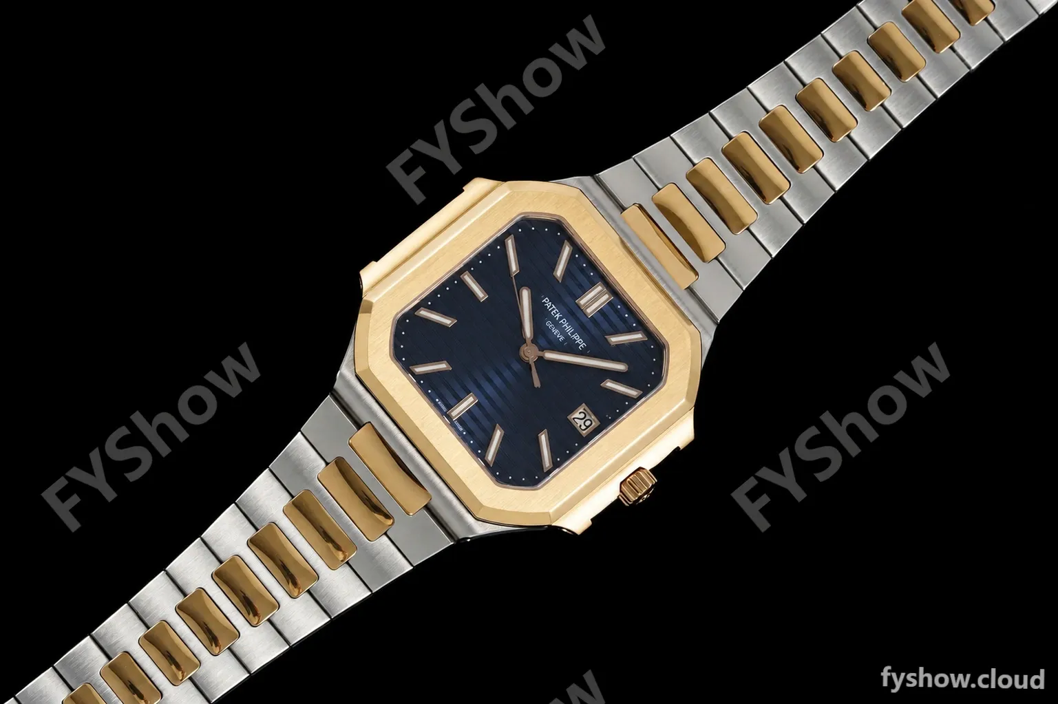 Patek Philippe - Cubitus 5821 45mm RG/SS Blue Dial PPF A330 - Image 22