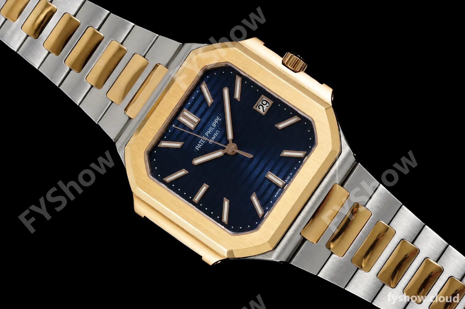 Patek Philippe - Cubitus 5821 45mm RG/SS Blue Dial PPF A330 - Image 23