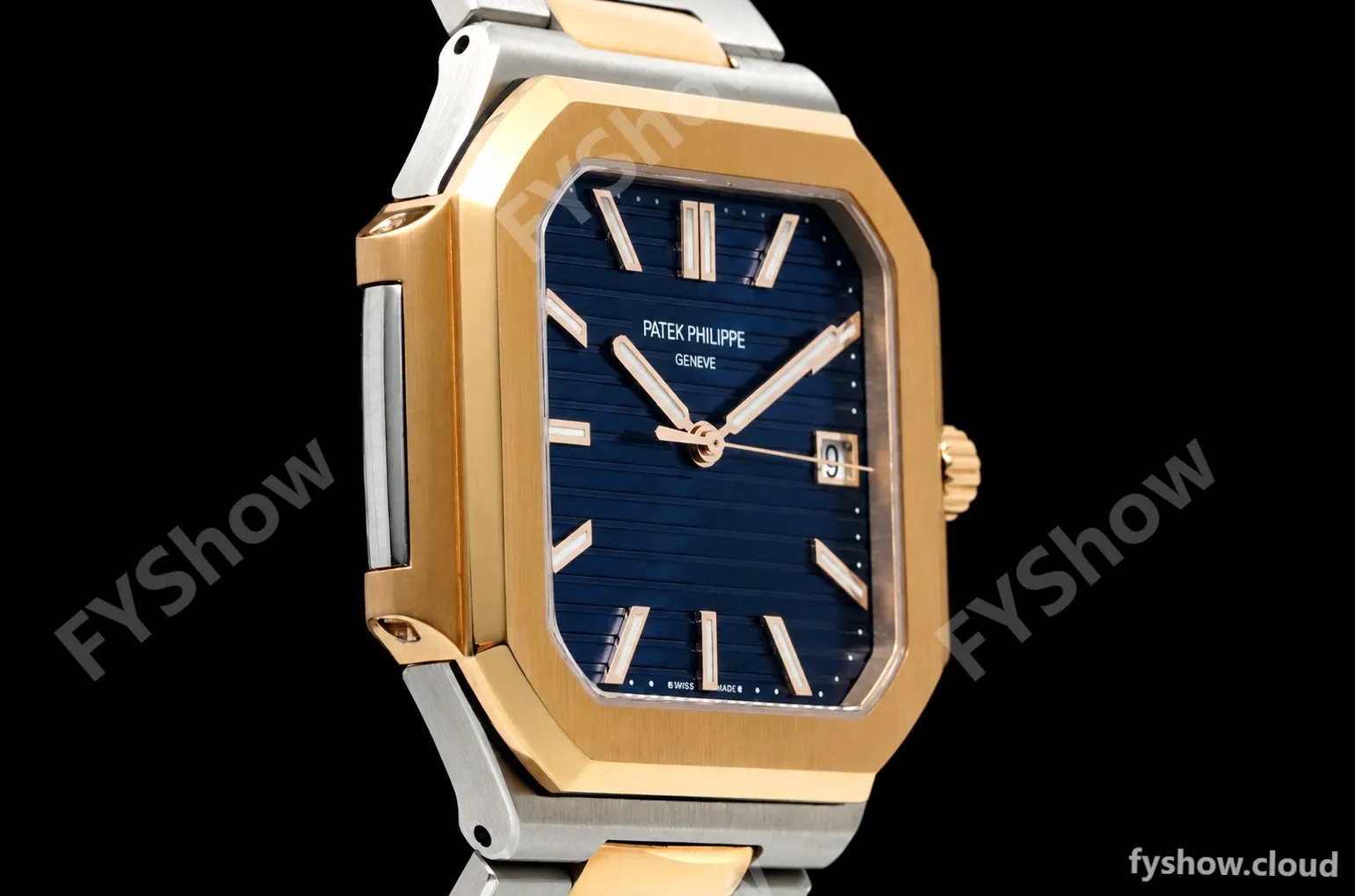 Patek Philippe - Cubitus 5821 45mm RG/SS Blue Dial PPF A330 - Image 5
