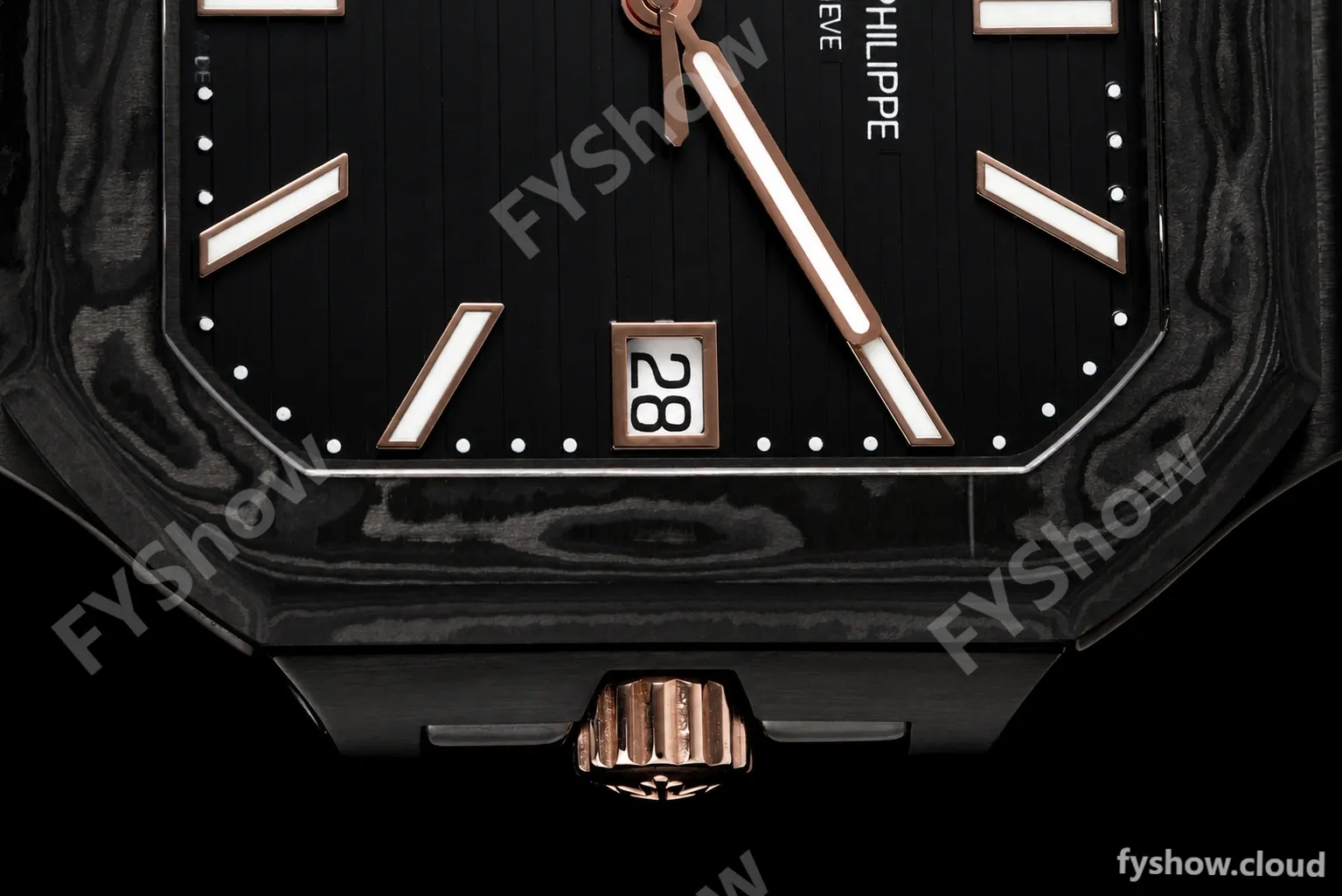 Patek Philippe - Cubitus 7128 40mm Black Carbon/RG Black Dial DIWF A324 - Image 20