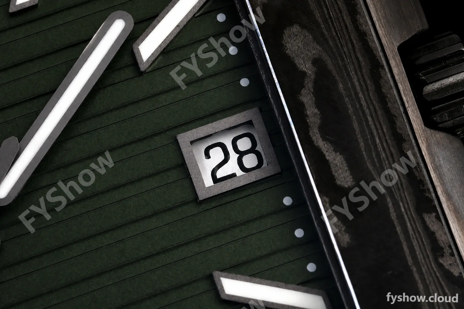 Patek Philippe - Cubitus 7128 40mm Black Carbon Green Dial DIWF A324 - Image 24